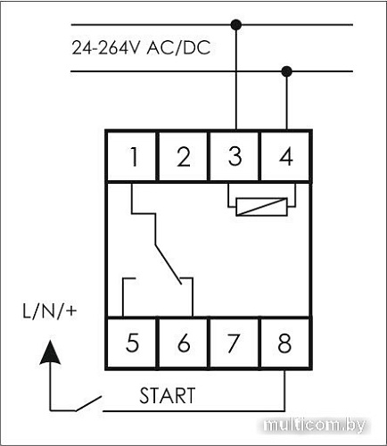 Реле времени Евроавтоматика F&F PCS-517 EA02.001.015