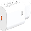 Сетевое зарядное XO CE25 USB Type-C (белый)