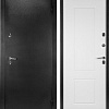 Металлическая дверь Guard Термо MG109 86x205 правая (черное серебро/белый ясень)
