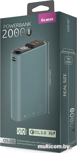 Olmio QS-20 20000mAh (мурена)