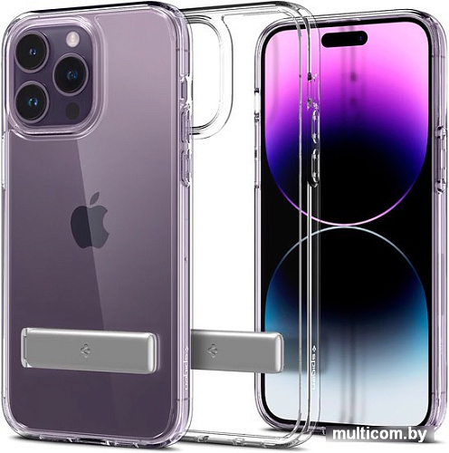 Чехол для телефона Spigen Ultra Hybrid S iPhone 14 Pro Crystal Clear ACS04973 (прозрачный)
