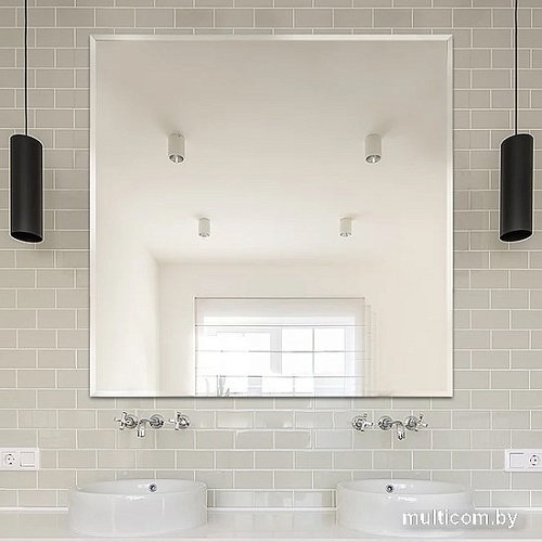 Зеркало Алмаз-Люкс С-038 80x80