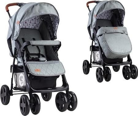 Коляска прогулочная «книга» Lorelli Ines (dark grey lighthouse)