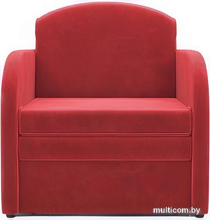 Кресло-кровать Мебель-АРС Малютка (микровельвет, кордрой красный)