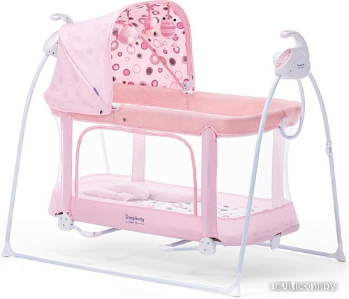 Люлька Simplicity 4030 Auto (розовый)