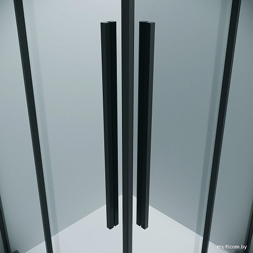 Душевой уголок Grossman Galaxy 100x90x195 300.K33.01.1090.21.00 (черный матовый/прозрачное стекло)