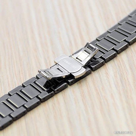 Браслет Rumi Ceramic для Apple Watch 42/44/45 мм (черный)