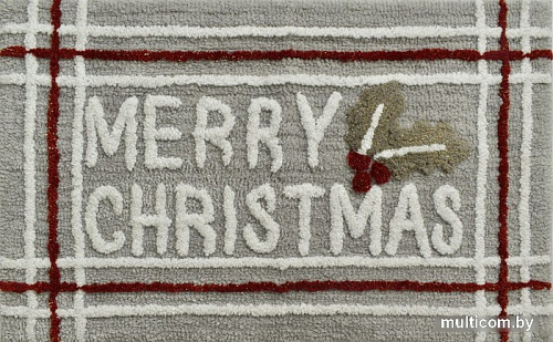 Ковер для нежилого помещения Arya Merry Christmas 50x80 (серый)