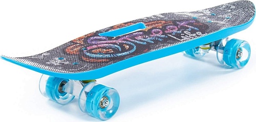 Скейтборд Полесье 89526 65 см (голубой)