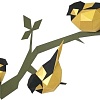 PaperCraft PAPERRAZ Птички