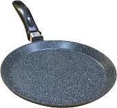 Блинная сковорода TimA Галактика Индукция Д220 ГЛИ-122Б (черный/мраморная крошка)