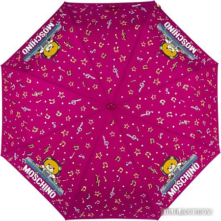 Зонт Moschino 8069-OCX DJ bear Bordeaux
