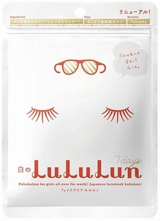 Lululun Набор масок Face Mask Precious White 7 шт