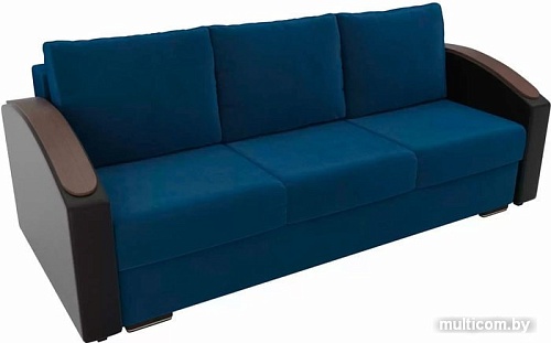 Диван Лига диванов Монако slide 101998 (синий/черный)