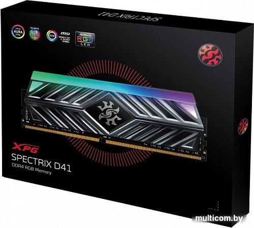 Оперативная память A-Data Spectrix D41 RGB 2x8GB DDR4 PC4-25600 AX4U32008G16A-DT41