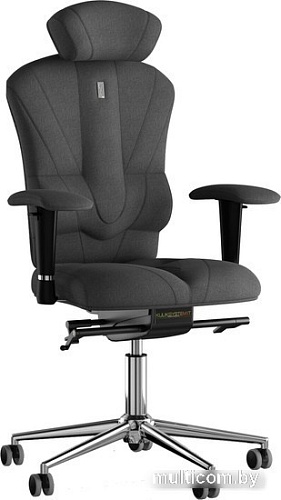 Кресло Kulik System Victory (азур, серый с подголовником)