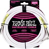 Кабель Ernie Ball P06047 6.3 мм - 6.3 мм (6 м, белый)