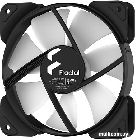 Вентилятор для корпуса Fractal Design Aspect 12 RGB (черный) FD-F-AS1-1204