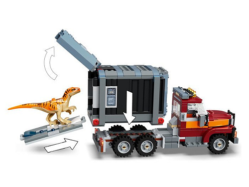 Конструктор LEGO Jurassic World 76948 Побег атроцираптора и тираннозавра