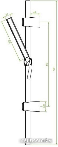 Душевой гарнитур Laveo Pola NAP 81A1
