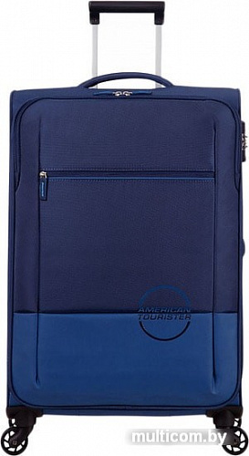 Чемодан-спиннер American Tourister Instago Navy/Bright Blue 68 см