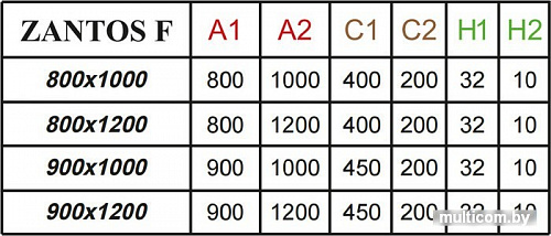 Душевой поддон Radaway Zantos F 120x90 [M3ZNF1290-06]