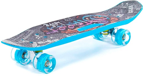 Скейтборд Полесье 89526 65 см (голубой)