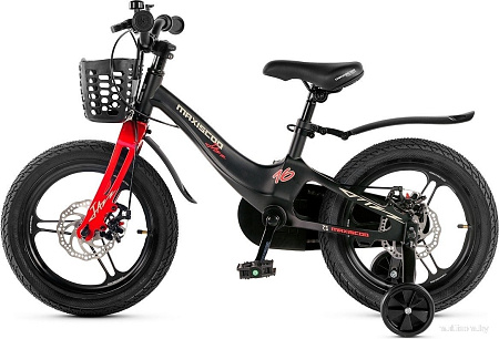 Детский велосипед Maxiscoo Jazz Pro 16 2025 MSC-J1645P (обсидиан)
