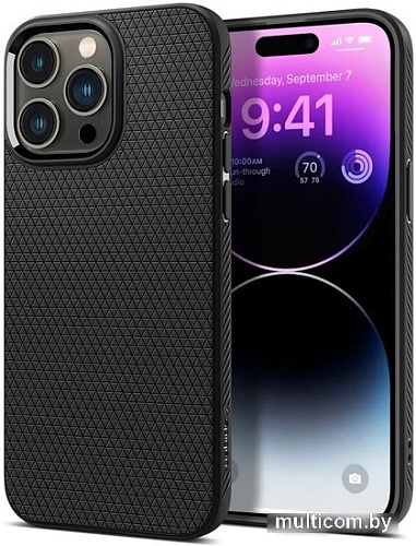 Чехол для телефона Spigen Liquid Air для iPhone 14 Pro ACS04957 (черный)
