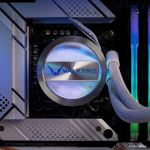 Система жидкостного охлаждения для процессора Valkyrie Dragonfang 360 (белый)