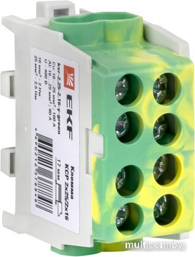Клемма EKF PROxima KSR-2.25-2.16-Y-Green