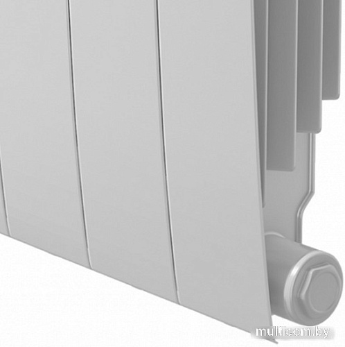 Биметаллический радиатор Royal Thermo BiLiner Bianco 350 (5 секций, с монтажным комплектом и угловыми кранами)
