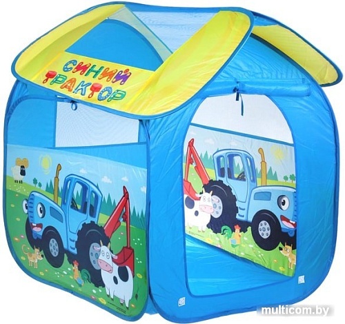 Игровая палатка Играем вместе Синий трактор GFA-BT-2-R