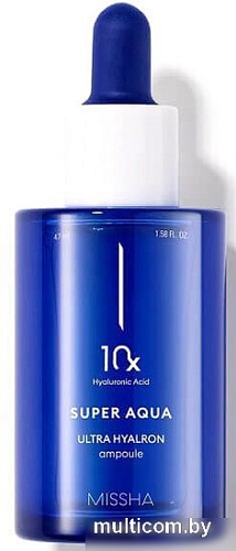Missha Сыворотка для лица Super Aqua Ultra Hyalron Ampoule Интенсивно увлажняющая 47 мл