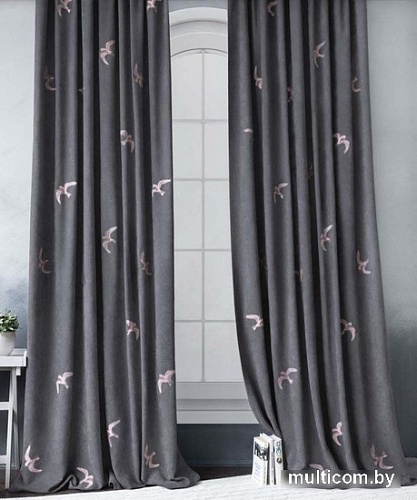 Комплект штор Pasionaria Либерти 290x230 (2 шт, серый)