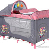 Манеж-кровать Lorelli Moonlight Rocker 2 (pink travelling)