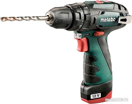Ударная дрель-шуруповерт Metabo Powermaxx SB Basic 600385500 (с 2-мя АКБ, кейс)