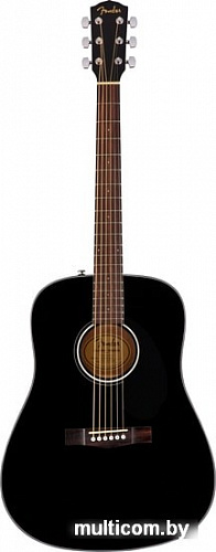 Акустическая гитара Fender CD-60S (черный)