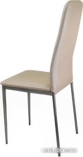 Стул Гальваник Вест (эмаль серебро/ВВ 2 бенгал бежевый)