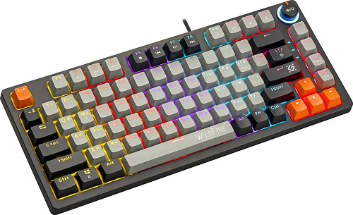 Клавиатура Defender Wildfire GK-213 (серый/черный)