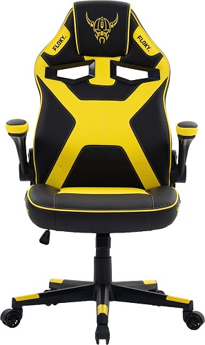 Игровое (геймерское) кресло FLOKY Asgard Yellow-Black (желтый/черный)