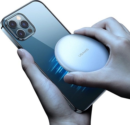 Беспроводное зарядное Usams US-CD160 (белый)