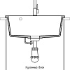 Кухонная мойка GranFest QUARZ GF-UR-658 (серый)