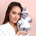 Классическая игрушка Milo Toys Зайка в халатике 9315185