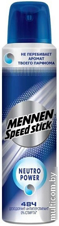 Антиперспирант-спрей Mennen Speed Stick Neutro Power 150 мл
