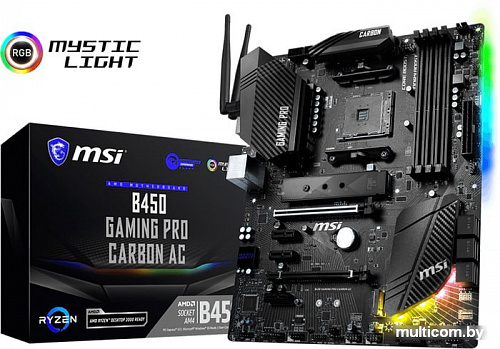 Материнская плата MSI B450 Gaming Pro Carbon AC