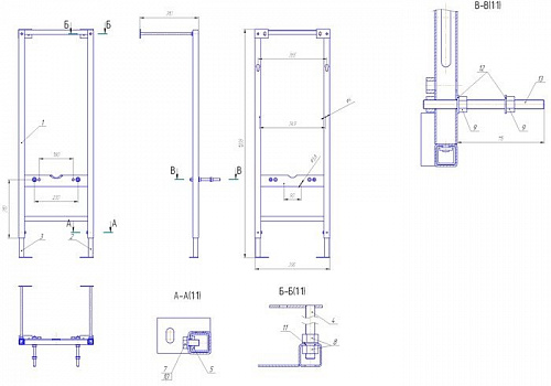 Инсталляция для унитаза Cersanit Vector [S-IN-MZ-VECTOR]