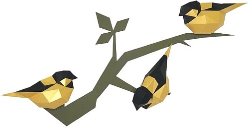 PaperCraft PAPERRAZ Птички