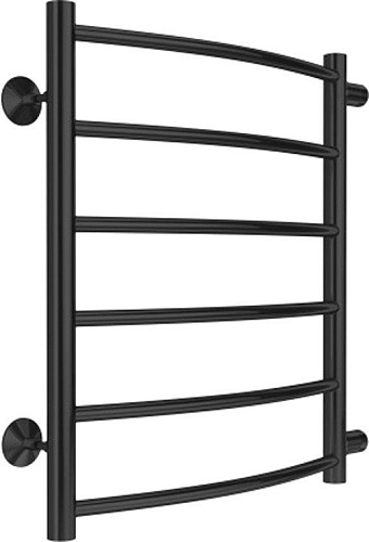 Полотенцесушитель TERMINUS Классик П6 500x600 (боковое подключение 500, RAL 9005 черный)