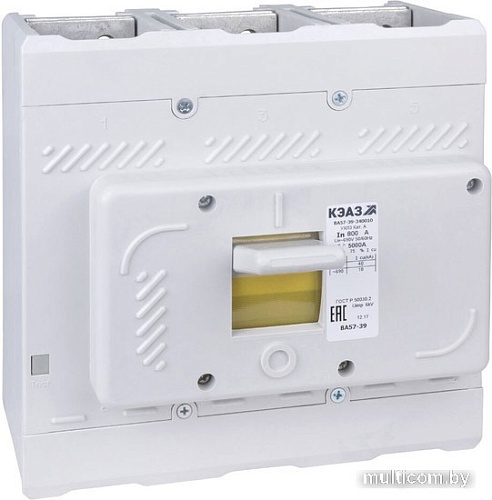 Выключатель автоматический КЭАЗ 250А 2500Im ВА57-39-340010 УХЛ3 690В AC 109876